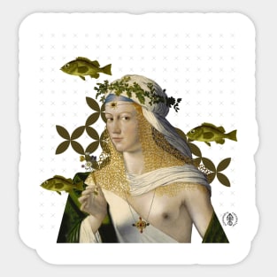 Bartolomeo Veneto: Ritratto idealizzato di Flora Sticker